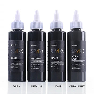 4oz 120ml 유기농 긴 - 지속적인 화이트 워시 문신 잉크