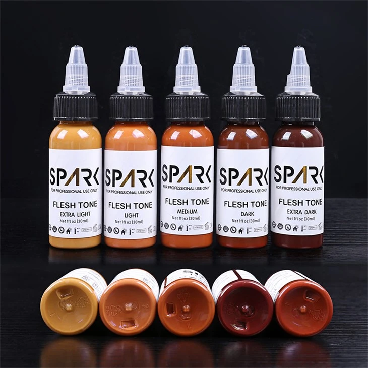 잉크 시리즈 스파크 문신 잉크 문신 잉크 세트 전문 반타 블랙 8OZ 4OZ 슈퍼 블랙 잉크 시리즈 스파크 문신 잉크 문신 잉크 세트 전문