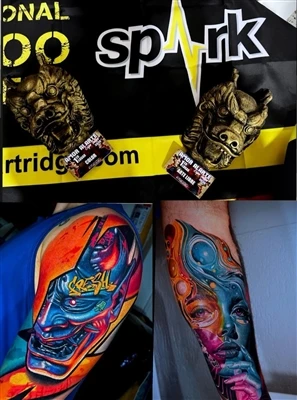 SPARK 아티스트 @anfitrintattoo, Expo Tattoo Culturas 2025에서 두 배의 승리를 거머쥐다