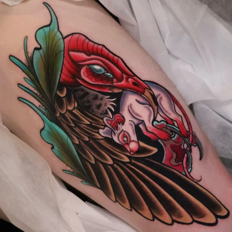 Tattoo of the day color Saturday 1st place fresh neotraditional at cpatattooexpo with this t 2 Tattoo of the day color Saturday 1st place fresh neotraditional at cpatattooexpo with this t 2