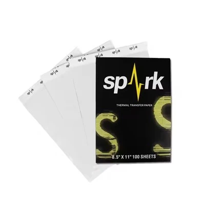 100pcs 복사 용지 문신 문신 열병 문신 스텐실 전송 종이 스티커 열지