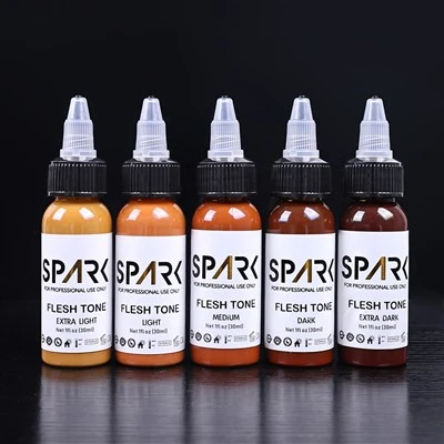 30ml/병 5 컬러 피부 톤 컬러 문신 잉크 바디 아트