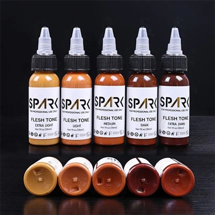 잉크 시리즈 스파크 문신 잉크 문신 잉크 세트 전문 반타 블랙 8OZ 4OZ 슈퍼 블랙 잉크 시리즈 스파크 문신 잉크 문신 잉크 세트 전문