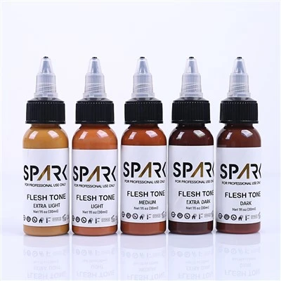 현실적이고 영원한 메이크업을 위한 직업적인 5 색깔 30ml 유기 피부 살색 영원한 문신 잉크