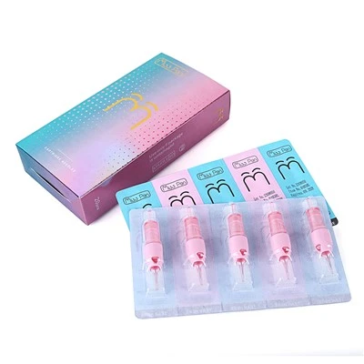 스파크 공급 업체 중국 맞춤형 메이크업 일회용 카트리지 바늘 눈썹 문신 플라스틱