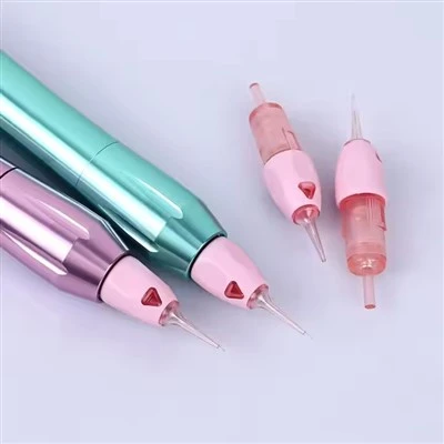 스파크 눈썹 문신 문신 바늘 카트리지 대부분의 문신 기계와 호환되는 영구 메이크업 기능