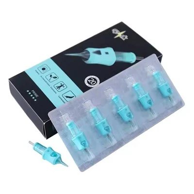 스파크 일회용 RM 316 스테인레스 스틸 고음용 Qualspark 일회용 RM 316 스테인레스 스틸 고품질 고품질 고품질 고품질 및 멸균 일회용 문신 바늘 바디 아트를위한 멸균 일회용 문신 바늘