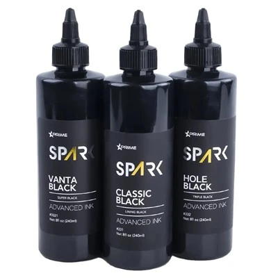 도매 8oz 240ml 프리미엄 문신 잉크 세트 맞춤형 검은 유기 액체 고품질 영구 기능