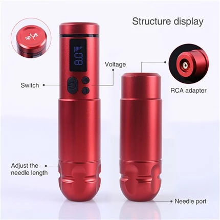 무선 문신 펜 스파크 문신 기계 무선 전문가