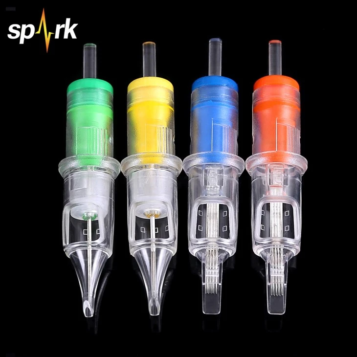 Spark SPD RM/CM ALL - in - 멤브레인이있는 문신 카트리지 바늘 전문 등급 멸균 안전