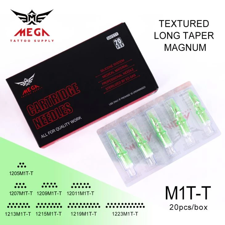 2020  최고의 질감 문신 카트리지 긴 테이퍼 문신 바늘 카트리지 0. 35 mm