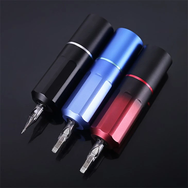 3.5mm 치기 불꽃 무브러시 모터 무선 문신 기계 불꽃 바디 아트를 위한 무선 문신 펜
