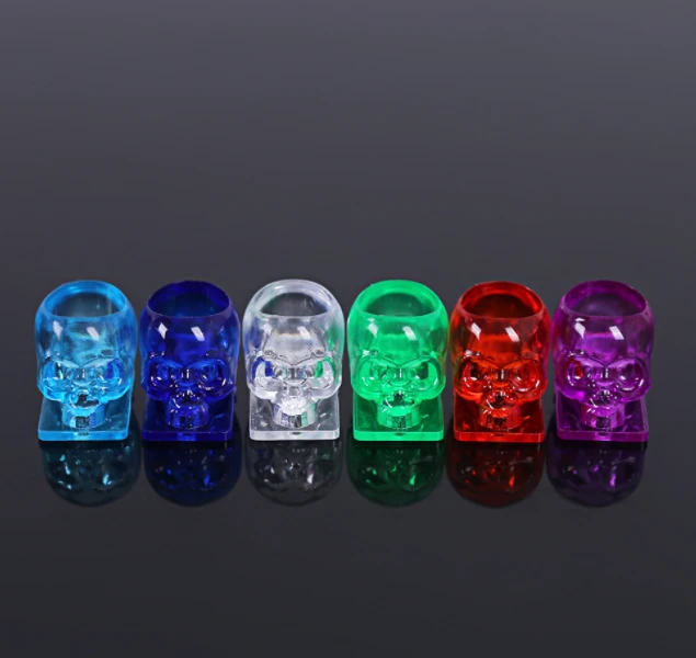 11*13mm 200개/가방 최신 스파크 안료 해골 크리스탈 문신 잉크 컵