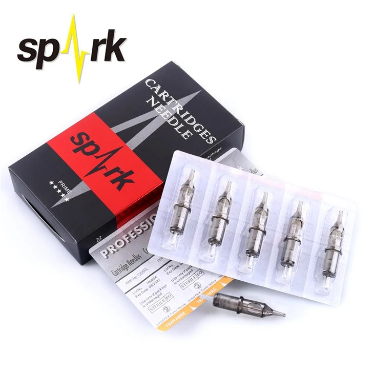 막이있는 최신 스파크 문신 바늘 카트리지