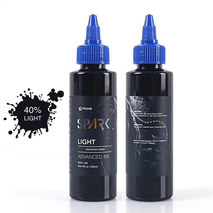 문신 잉크 그레이 워시 스파크 문신 잉크 세트 전문가 세트