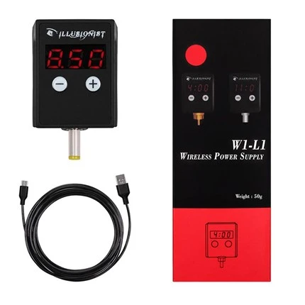 4V-11V 무선 전원 공급 장치 1500mAh 문신 배터리
