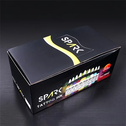 50 색상 세트 스파크 문신 잉크 세트 전문 문신 잉크 색상