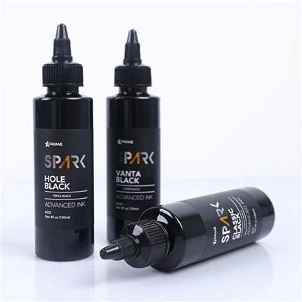 클래식 블랙 4OZ 라이닝 블랙 잉크 시리즈 스파크 문신 잉크 문신 잉크 블랙 라이트