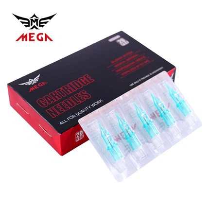 메가 여분의 단단한 강선 문신 바늘 카트리지 짜임새 바늘 카트리지