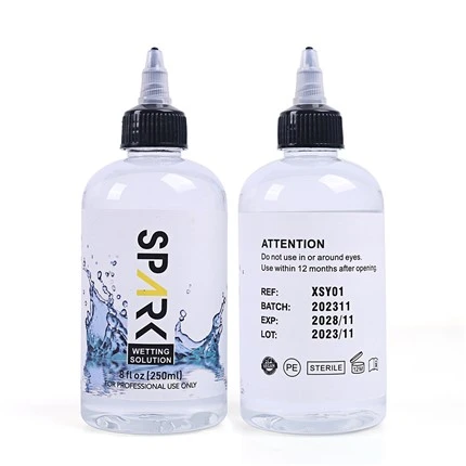 8OZ 240ML 스파크 문신 습윤 솔루션 스파크 문신 혼합 솔루션 스파크 문신 잉크