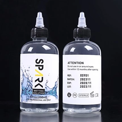잔인한 240ML 8OZ 스파크 문신 습윤 솔루션 스파크 문신 혼합 솔루션 스파크 문신 잉크