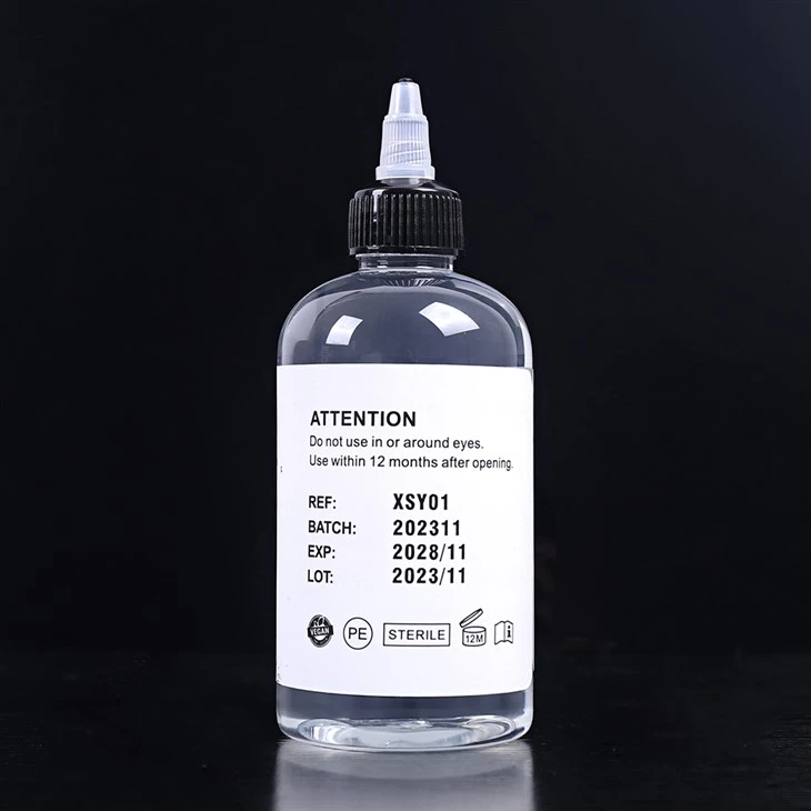스파크 문신 습윤 솔루션 스파크 문신 혼합 솔루션 스파크 문신 잉크 240ML 8OZ